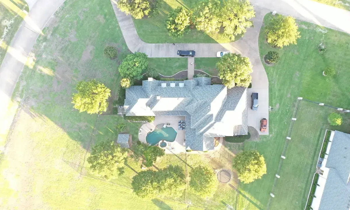 New shingle roof installation on a home in Wichita Falls